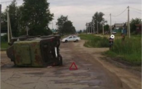 Ночью в Пензе перевернулся "ГАЗ"