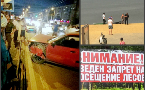 Пенза за день: семь утонувших,  ДТП с пострадавшими детьми, запрет на прогулки в лесу