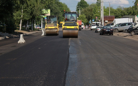 Ремонт дороги на улице Клары Цеткин подоходит к концу