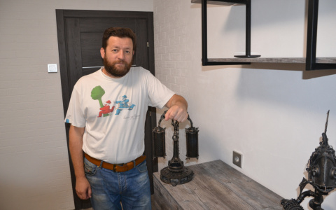 Пензенец делает светильники из деталей, прикладов и ложек в стиле стим-панк