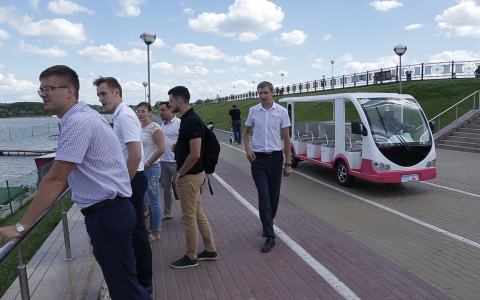 Город Спутник посетила делегация компании - застройщика Ульяновской области