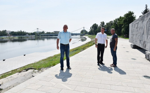 В Пензе завершается первый этап реконструкции набережной