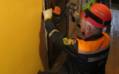 Пензенские спасатели пришли на крики из запертой квартиры