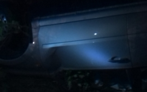В Шемышейском районе ночью перевернулась "Лада Гранта", есть пострадавший