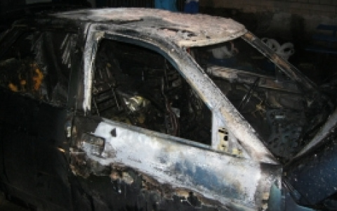 В Пензенском районе сгорел отечественный автомобиль