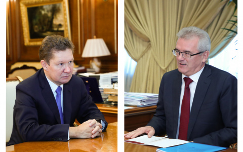 "Газпром" и Пензенский регион: деловая встреча губернатора и Алексея Миллера