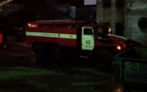 Ночной пожар в Сердобске тушили десять человек