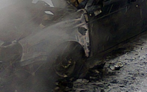 В Арбекове ночью сгорел автомобиль