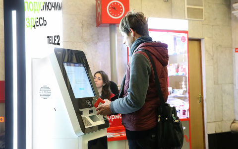 Tele2 установила SIM-терминалы в метро