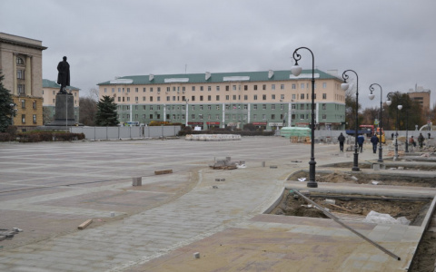 Ремонт на площади Ленина почти закончен