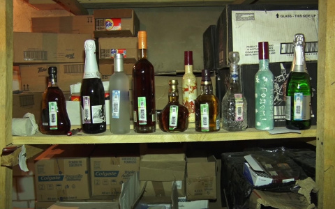 В Пензе изъяли 9 тысяч бутылок нелегальных горячительных напитков