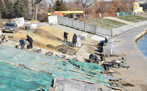 Ремонт набережной в Пензе планируют завершить до первого декабря