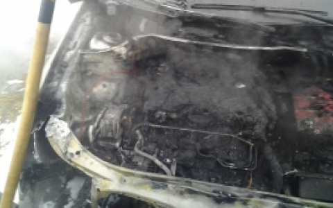 В Пензе произошло возгорание автомобиля "Яндекс. Такси"