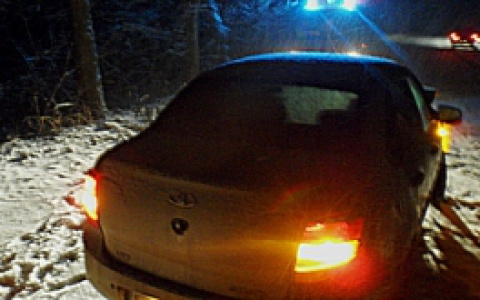 В Пензе ночью на Ахунском переезде случилось ДТП