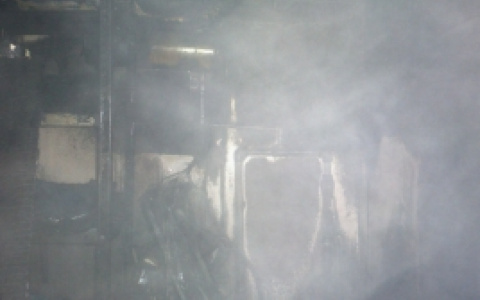 В Лунинском районе загорелась квартира в жилом доме