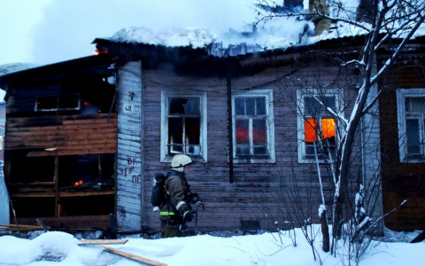 В селах Пензенской области за сутки сгорело несколько зданий