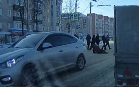 Водитель иномарки сбил пешехода на «зеленый свет» и накричал на него