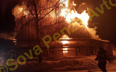 Пензенцы сообщают о четырех погибших в огне в Бессоновке