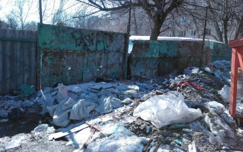 "Дети гуляют на помойке": в Пензе неподалеку от детсада устроили свалку