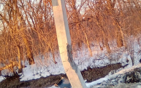 Прохожие могут стать жертвами сердобского столба