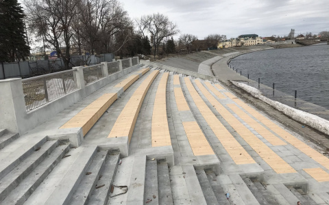 Пензенский губернатор впервые показал новый амфитеатр на набережной