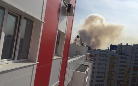 Жителей Пензы пугает черный дым с улицы Фонтанной