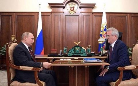 Пензенский губернатор поделился снимком с Владимиром Путиным