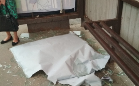 "Стекло вдребезги обрушилось на меня": пензячка рассказала о происшествии на остановке