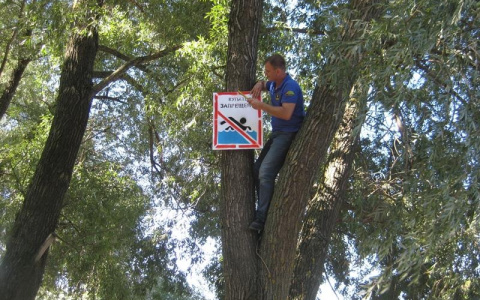 "Купаться запрещено!": в Пензе установили 40 предупреждающих табличек