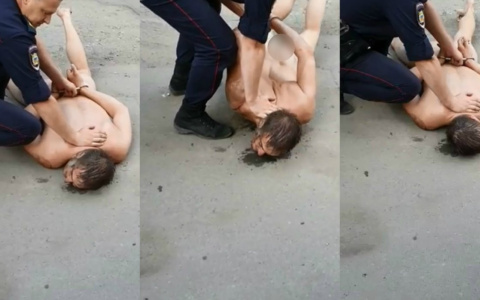 Голого мужчину в Пензе задержали