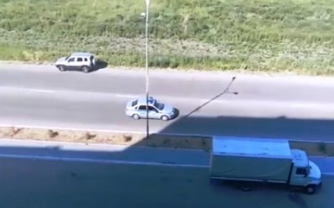 «Плелись как улитки»: горожане сняли погоню в Пензе