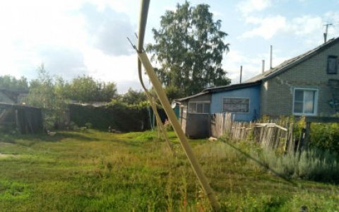 В селе Пензенской области могут рухнуть газовые трубы