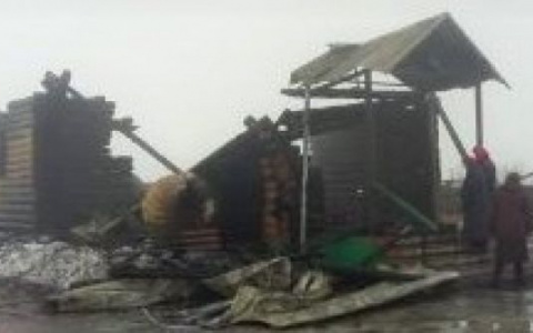 В Пензенской области рядом со сгоревшим храмом нашли останки неизвестного человека