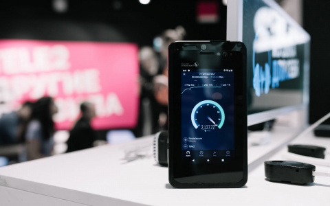 Tele2 получила скорость 2,1 Гбит/c на абонентском устройстве в сети 5G