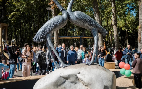 Для пензенцев открыли парк с аистами ФОТО