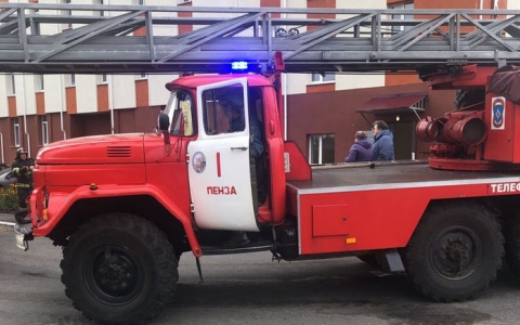 В Пензе случился пожар в поликлинике для детей