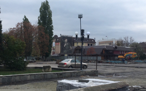 Работы на "Фонтанной площади" в Пензе идут полным ходом