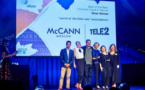 Tele2 первая в России получила сразу две европейские награды Effie