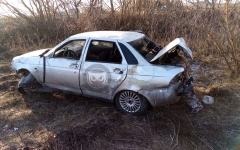 В Пензенской области машина "улетела" с трассы, есть пострадавшие