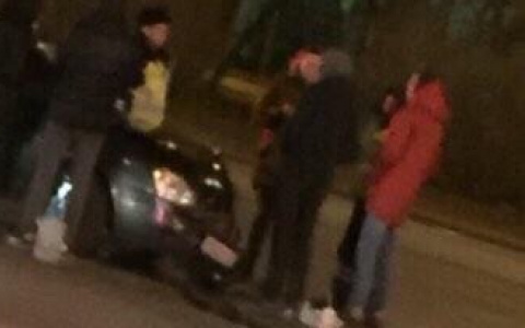 В Пензе пьяный водитель ударил Opel и пытался уехать от ГИБДД