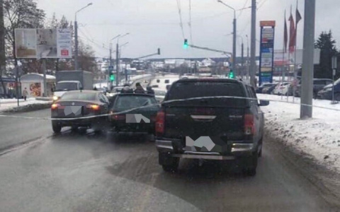 В Пензе произошла авария – соцсети