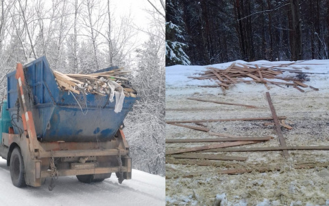 «Надо штрафовать»: жители Пензенской области требуют наказать водителя за раскиданный мусор