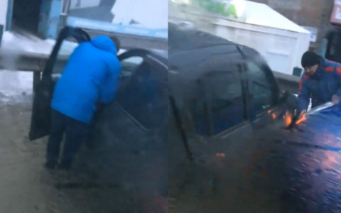 В Пензенской области двойная авария стала причиной колоссального затора – видео