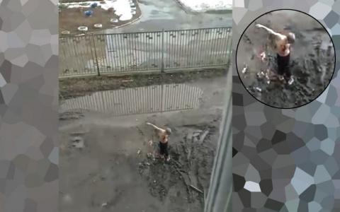 «Маленький дикарь»: в Пензенской области полуголый ребенок был оставлен на морозе - видео