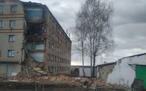 В Пензенской области рухнуло общежитие при техникуме - фото