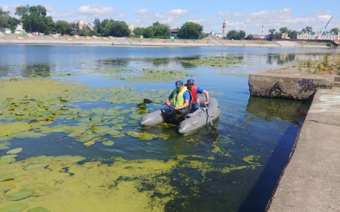 "Это отличные новости"": появились фото, как проходила очистка Суры в центре Пензы