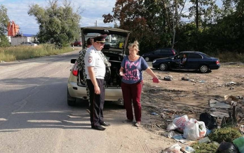 За свалки вдоль дороги пензенских дачников привлекли к ответственности
