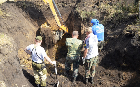 Пензенские поисковики нашли останки летчика разбившегося самолета времен ВОВ