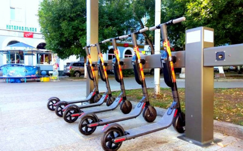 В Пензе открылись три  первые станции проката электросамокатов