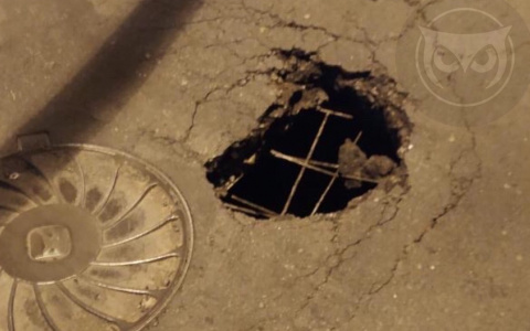 Водители, внимание: в Пензе на проезжей части обвалился асфальт